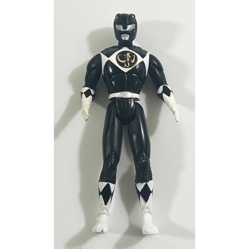 Vintage Power Rangers Black Samurai Ranger Turbo Disney Action Figure Statue Toy